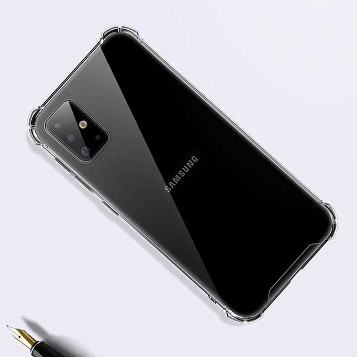 Samsung Galaxy S20 Kılıf Şeffaf Nitro Anti Shock Kapak