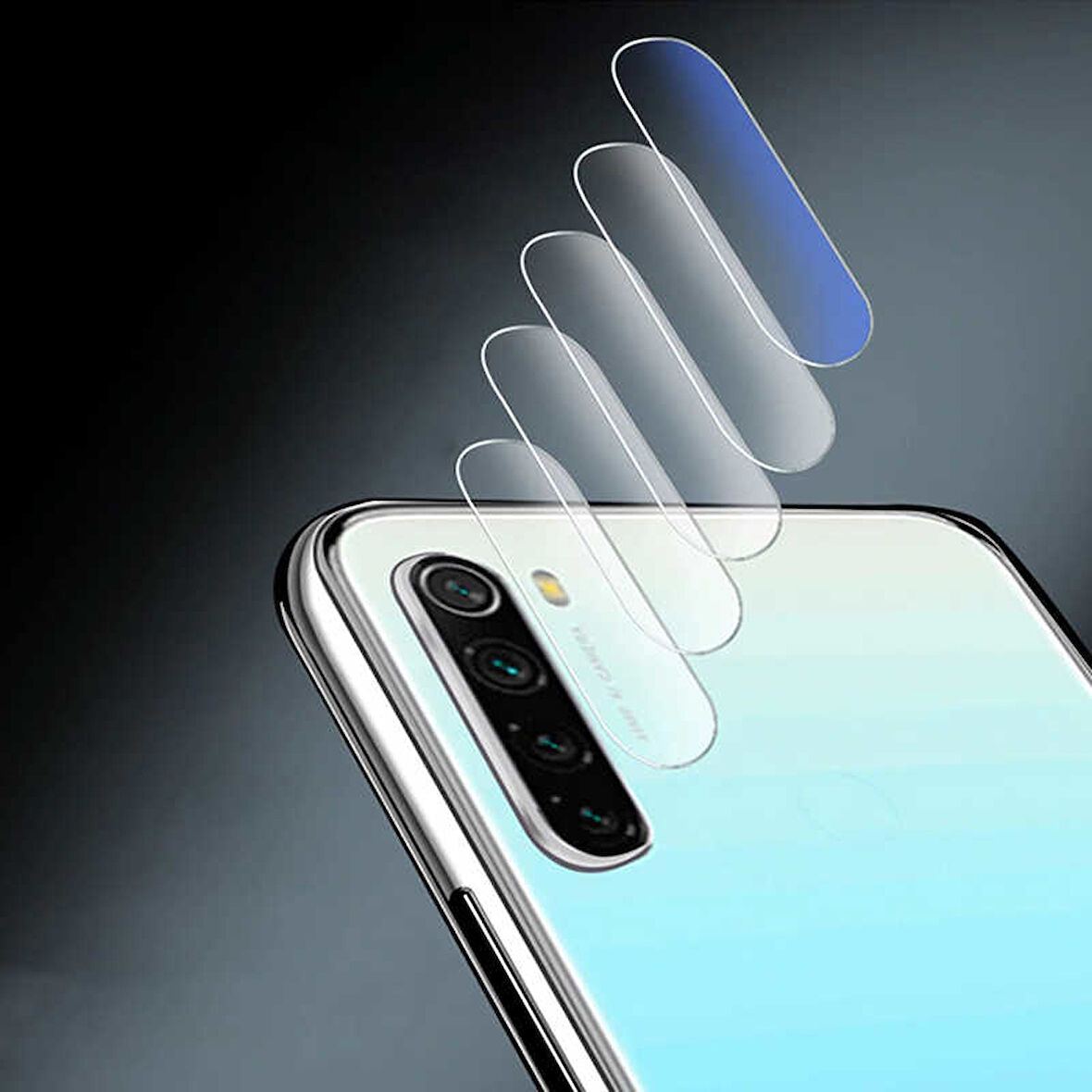 Xiaomi Redmi Note 8 Nano Kamera Lens Koruma Camı
