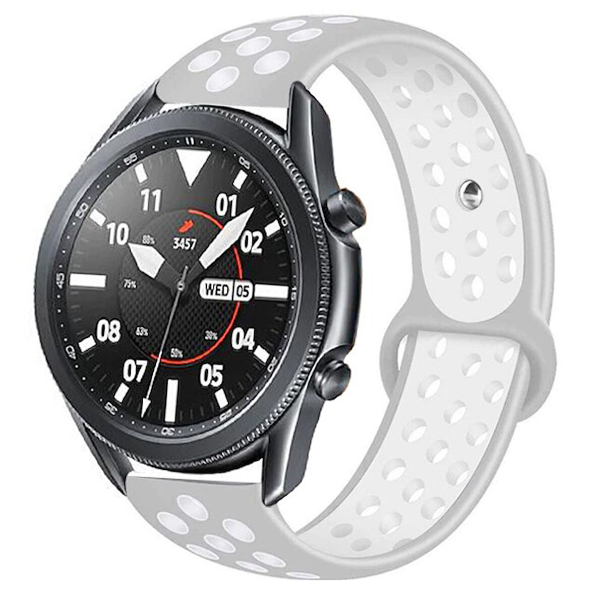 Samsung Galaxy Watch Gear S3 Kordon Delikli Spor Kordon