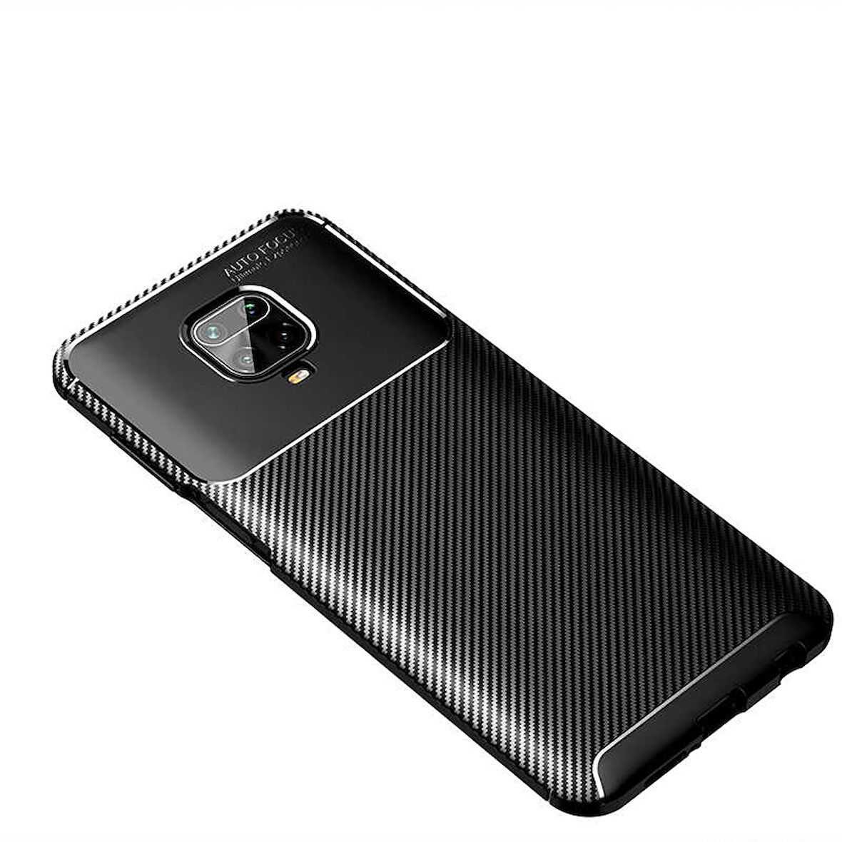 Xiaomi Redmi Note 9S Kılıf Karbon Silikon Case