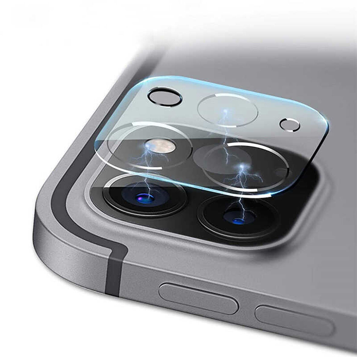 Apple iPad Pro 13 M4 / Pro 11 M4 2024 iPad Kamera Lens Koruyucu Cam