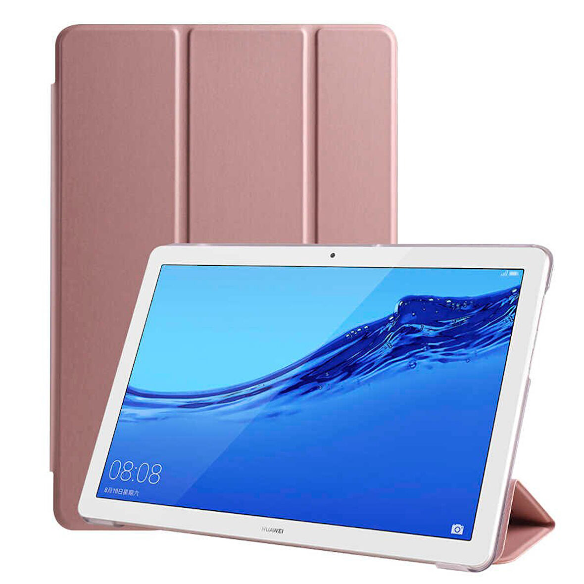 Huawei MediaPad T3 10 Kılıf PU Deri Smart Standlı Case