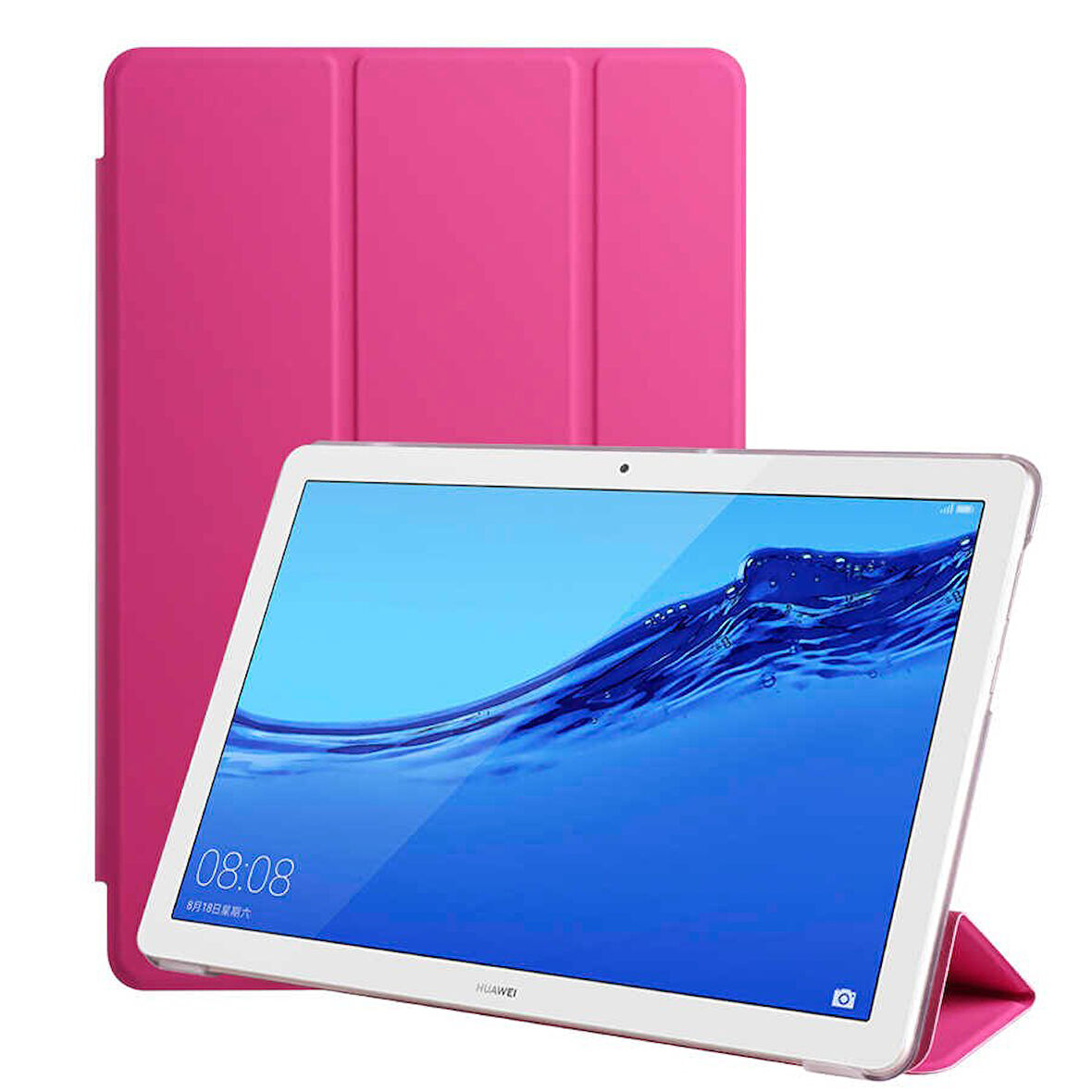 Huawei MediaPad T3 10 Kılıf PU Deri Smart Standlı Case