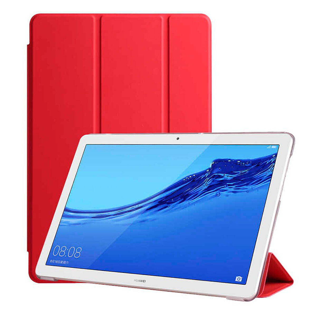 Huawei MediaPad T3 10 Kılıf PU Deri Smart Standlı Case