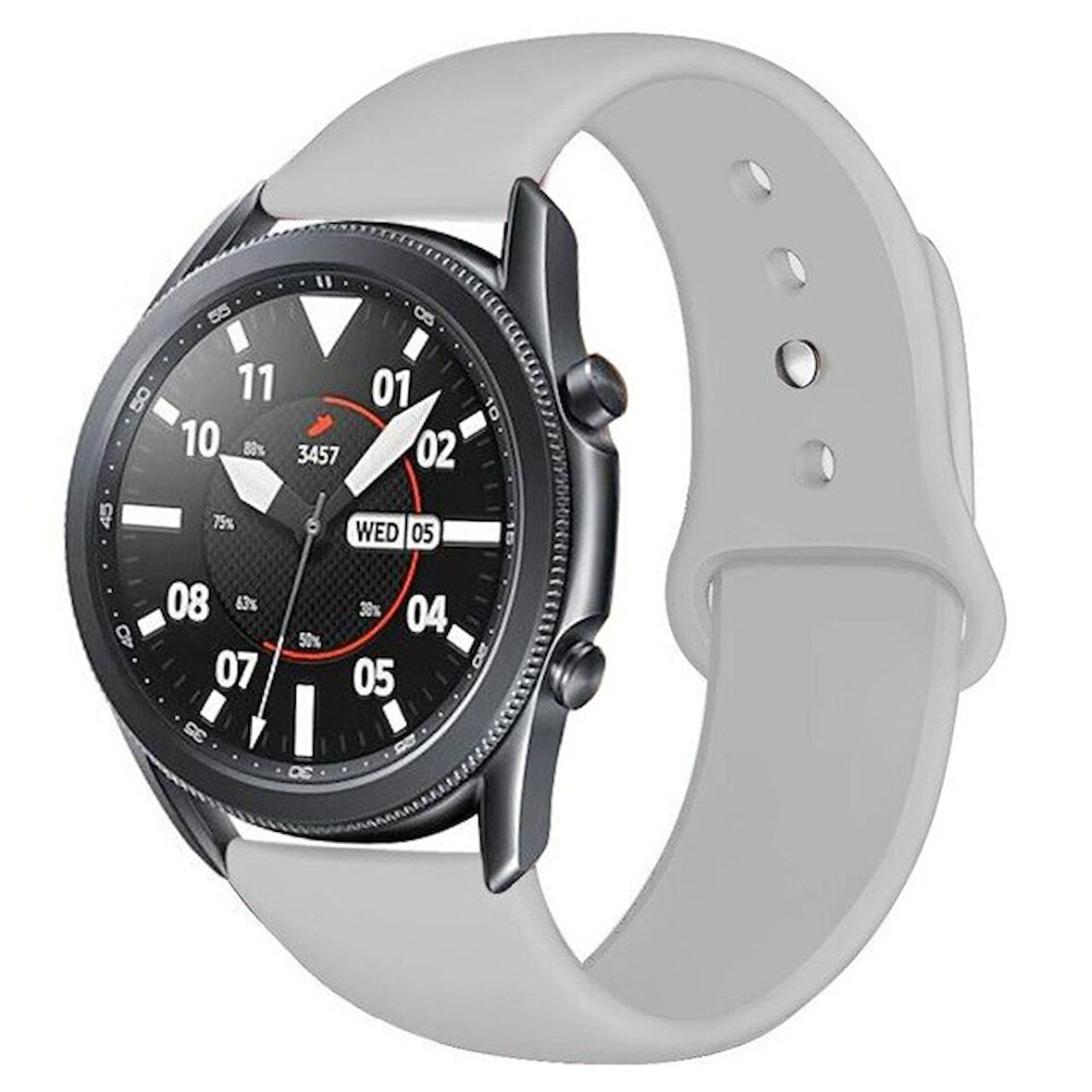Samsung Galaxy Watch 3 45mm Kordon Silikon Spor Kordon