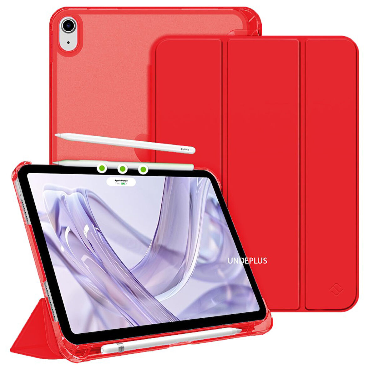 Apple iPad Air 11inç M2/M3 Air 4/5.Nesil 10.9 Kılıf PU Deri Smart Standlı Case 2025-2024 Flip