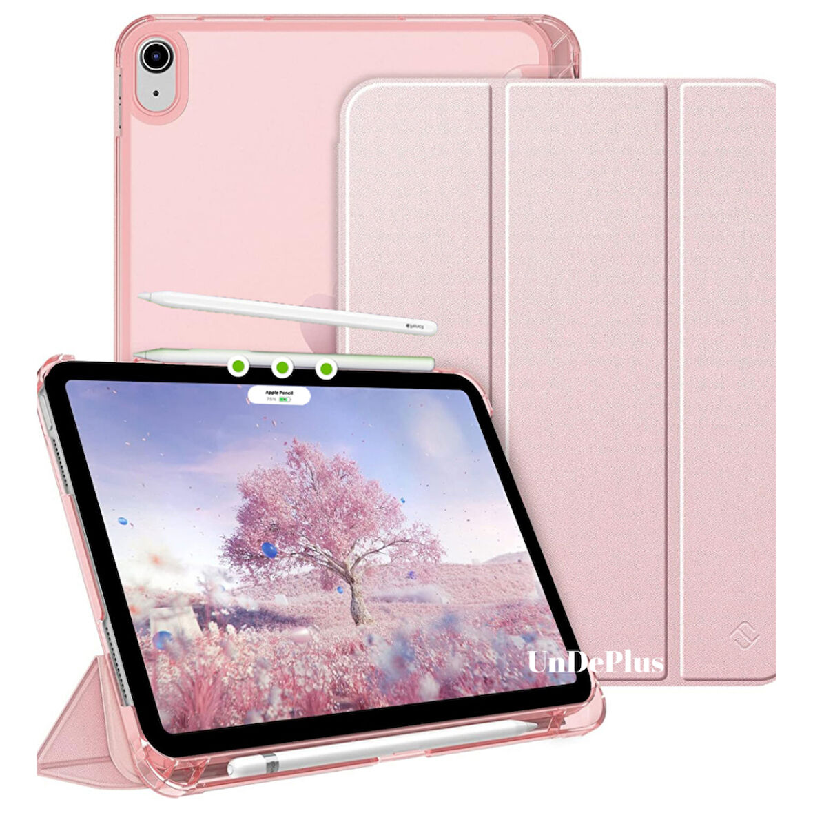 Apple iPad Air 11inç M2/M3 Air 4/5.Nesil 10.9 Kılıf PU Deri Smart Standlı Case 2025-2024 Flip