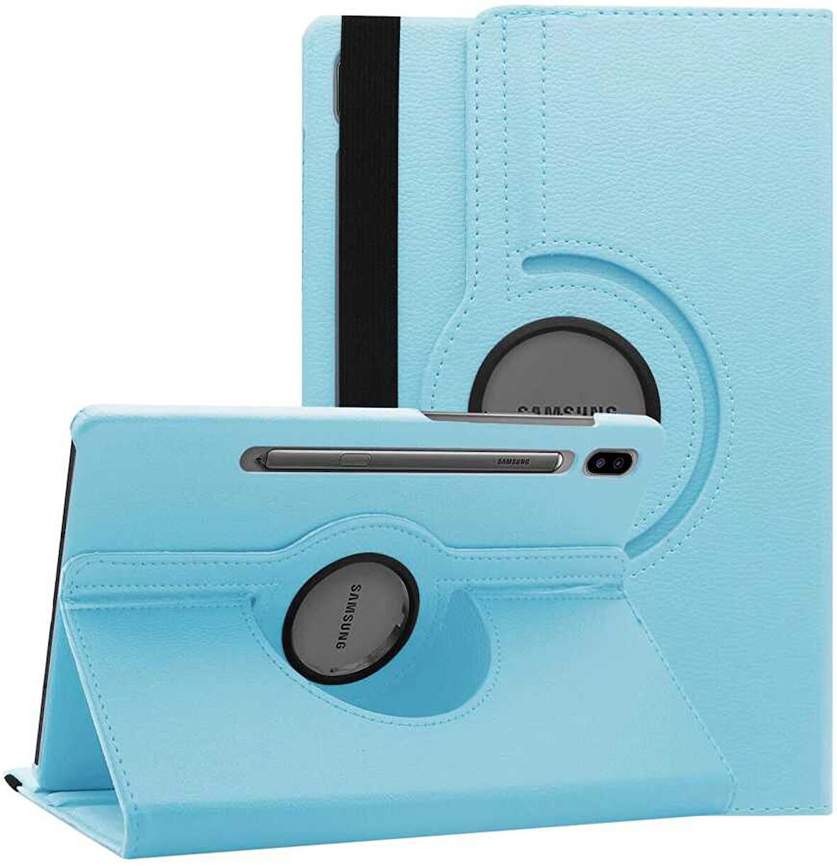 Samsung Galaxy Tab S7 Plus T970 T975 T977 Kılıf 360 Dönebilen Standlı Case