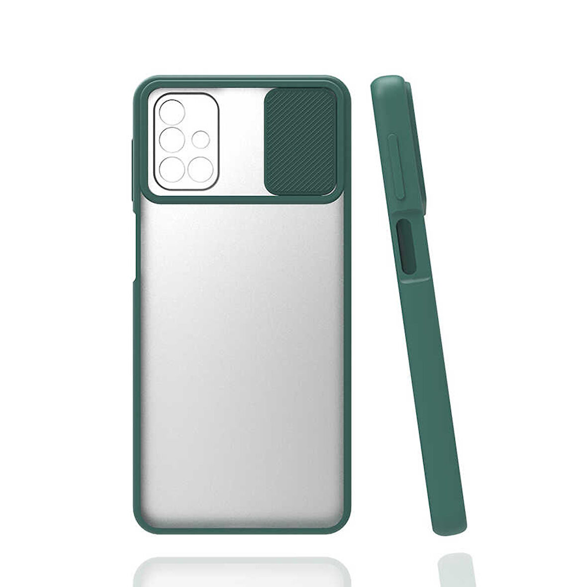 Samsung Galaxy M31S Kılıf Kamera Kapatmalı Lensi Case