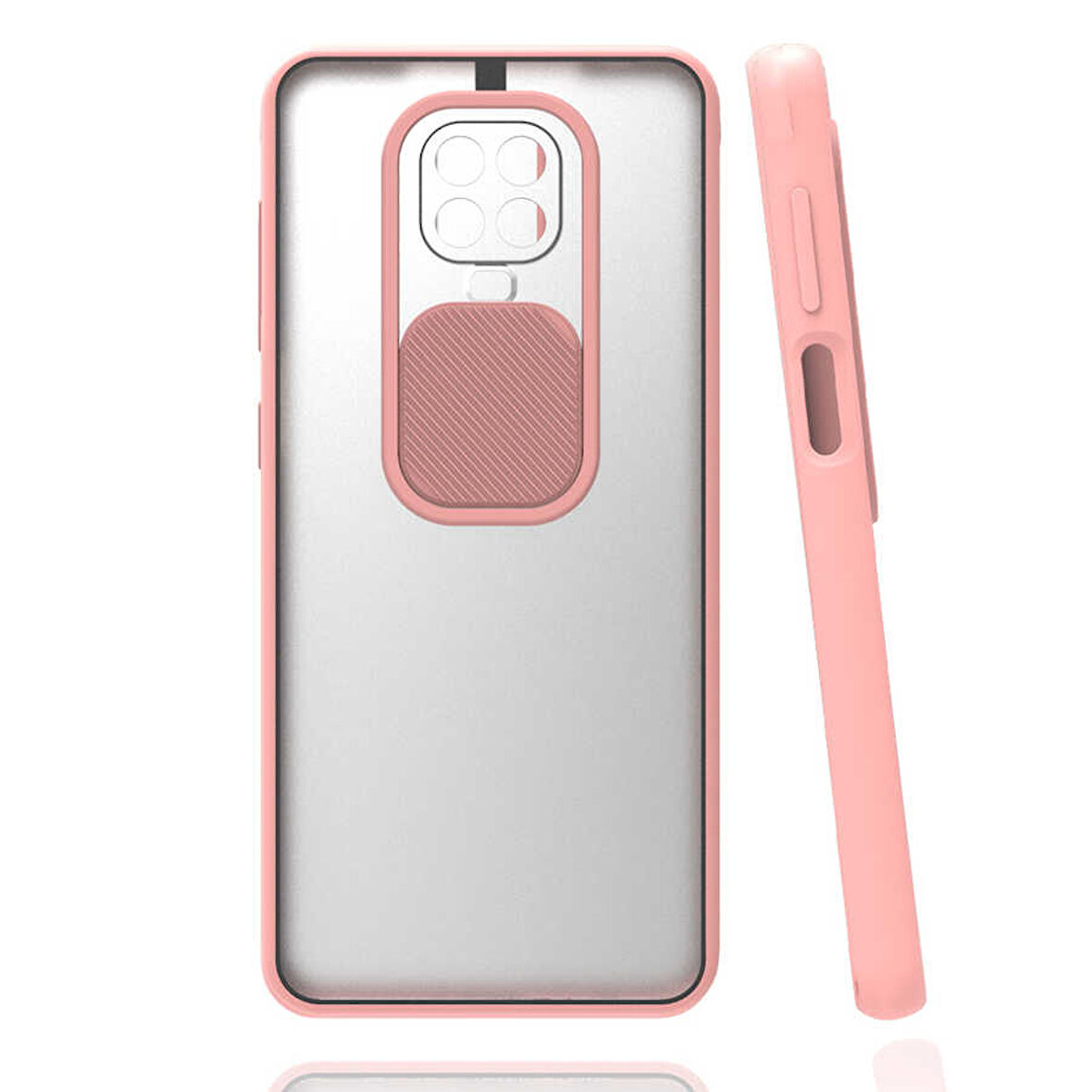 Xiaomi Redmi Note 9S Kılıf Kamera Kapatmalı Lensi Case