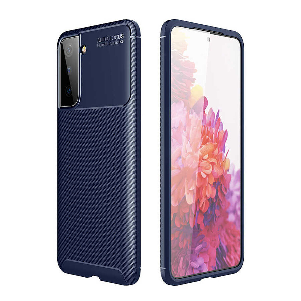 Samsung Galaxy S21 Plus Kılıf Karbon Silikon Case