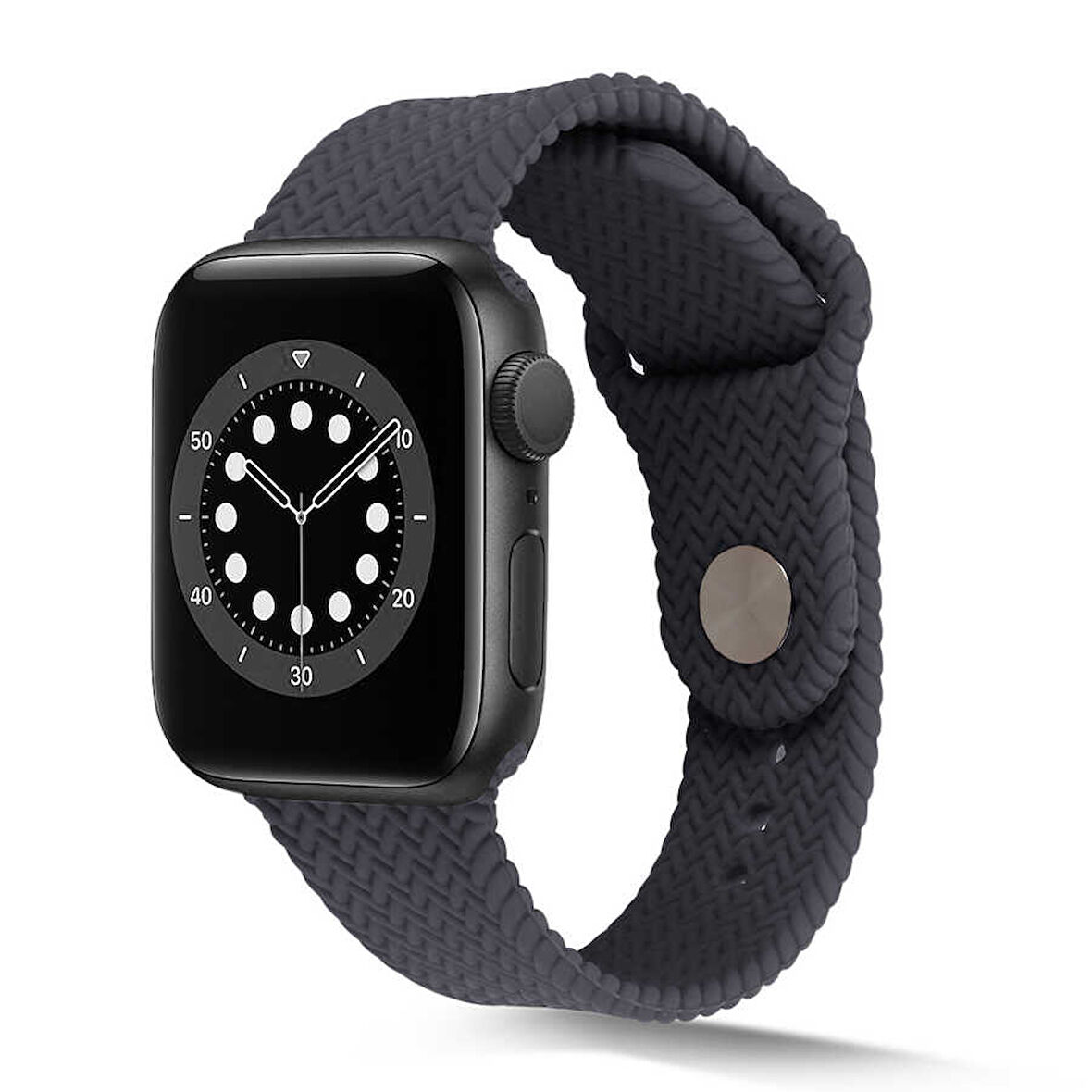 Apple Watch 38mm Kordon Silikon Örgü Kordon
