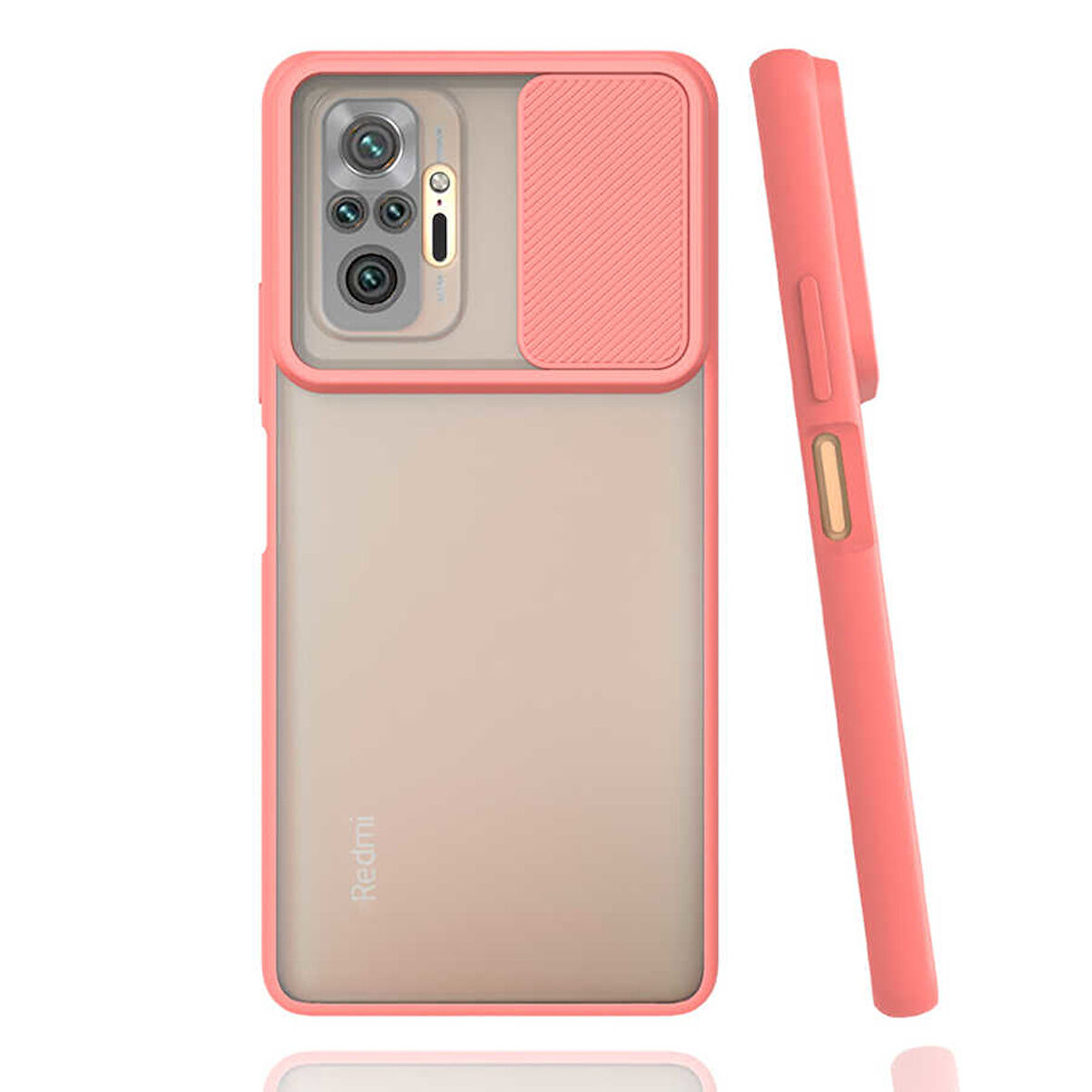 Xiaomi Redmi Note 10 Pro Kılıf Kamera Kapatmalı Lensi Case