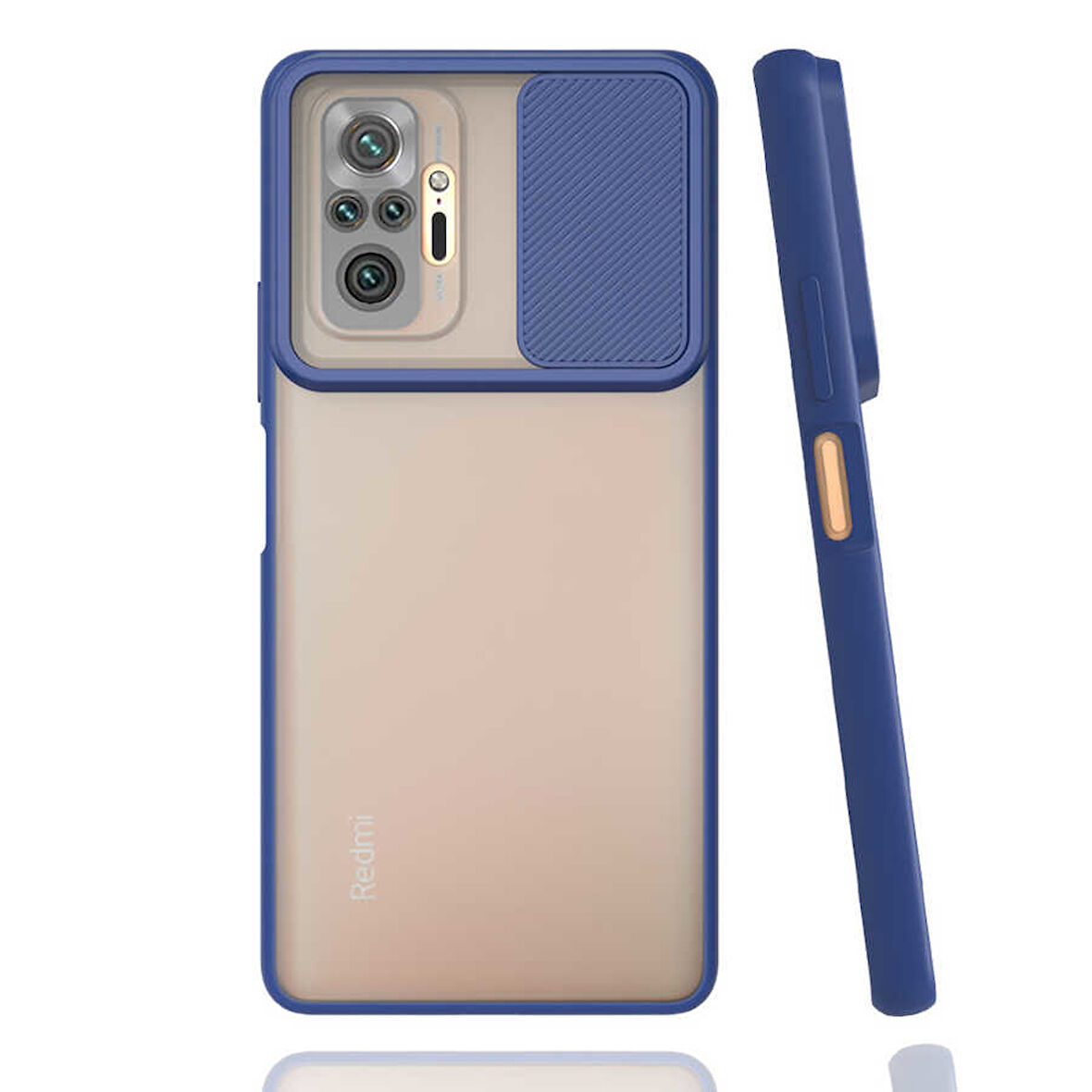 Xiaomi Redmi Note 10 Pro Kılıf Kamera Kapatmalı Lensi Case