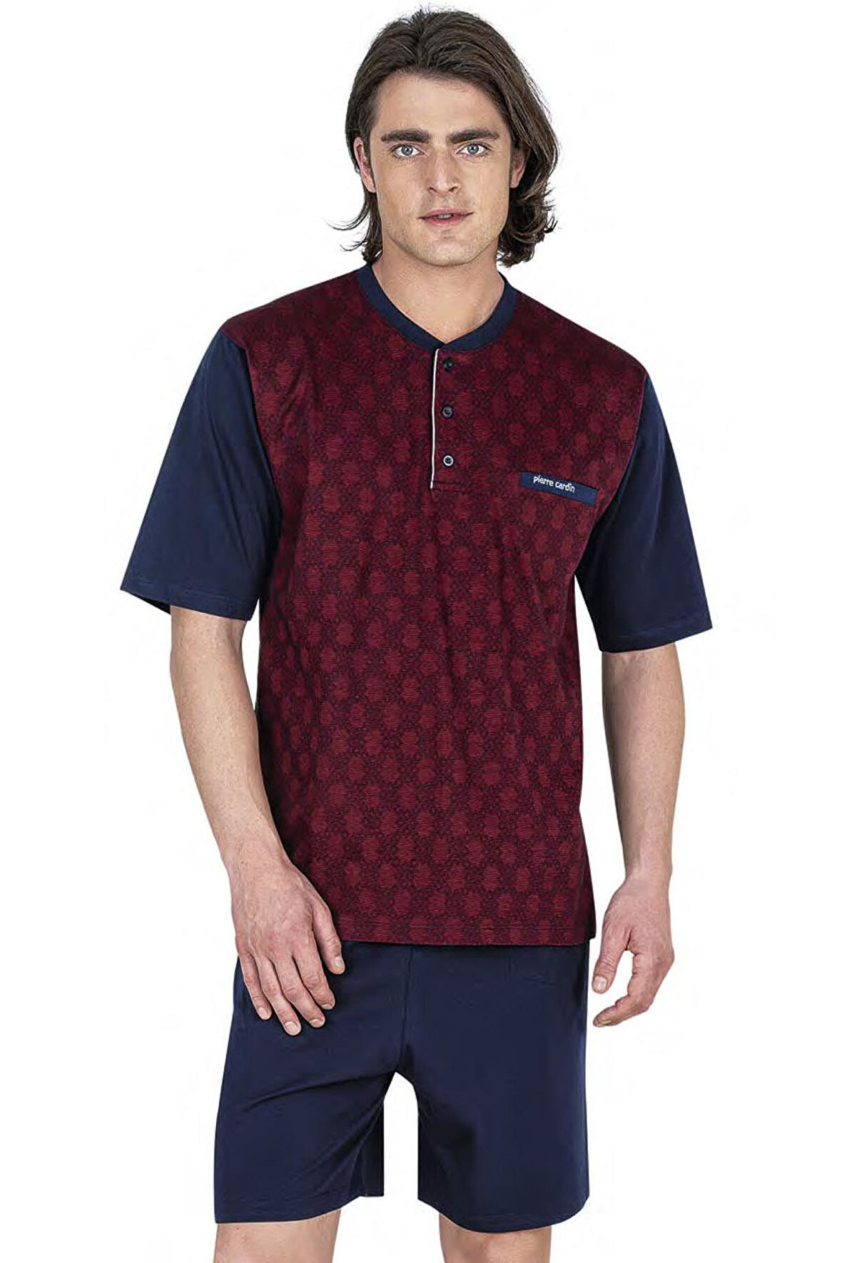 Pierre Cardin Erkek 3'lü Jakarlı Pijama Takım, Çeyizlik Pijama Takım, Kutulu Gönderim, %100 Pamuklu