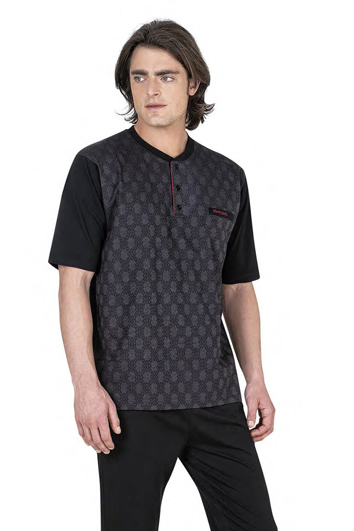 Pierre Cardin Erkek 3'lü Jakarlı Pijama Takım, Çeyizlik Pijama Takım, Kutulu Gönderim, %100 Pamuklu