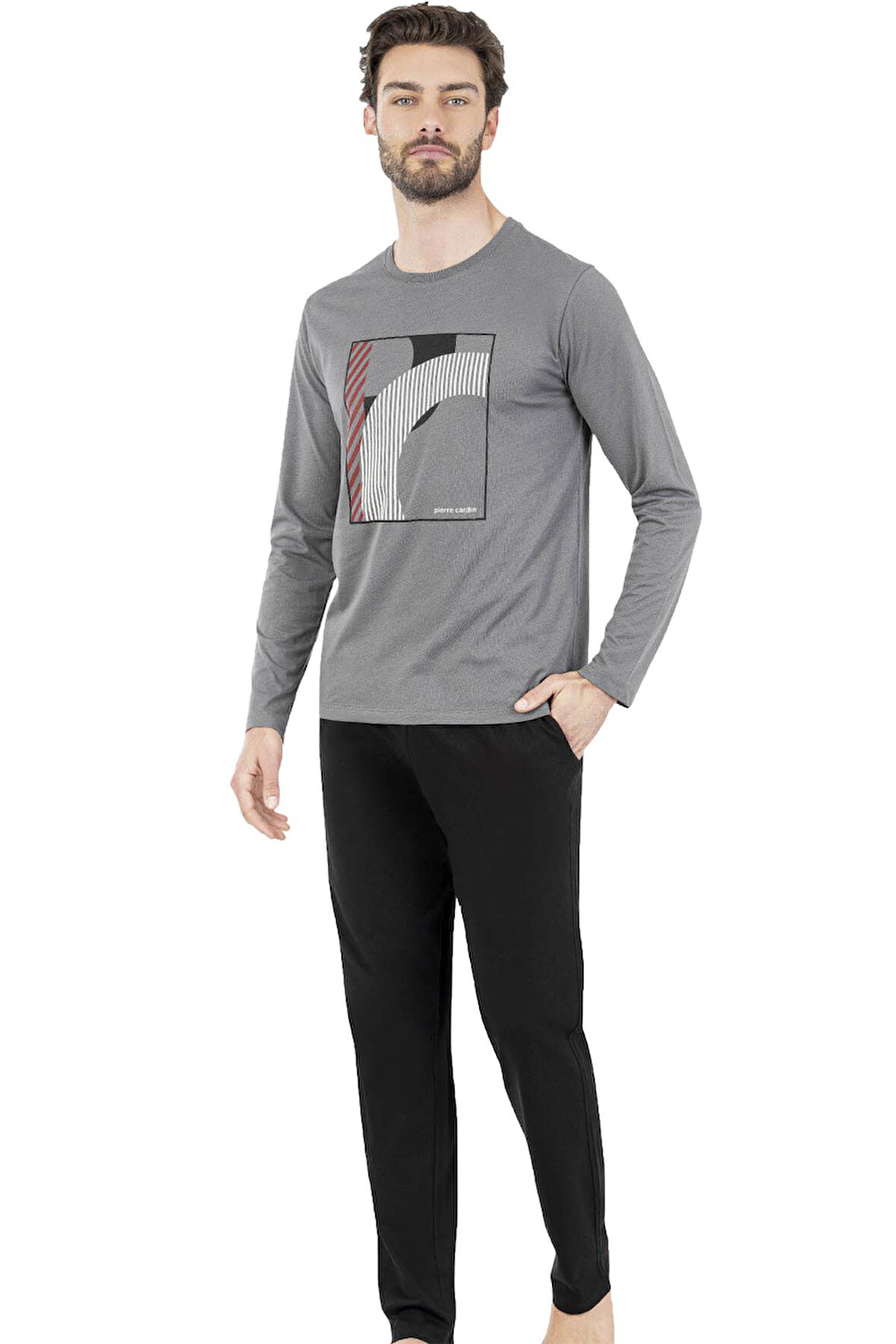 Pierre Cardin %100 Pamuklu Erkek Pijama Takım