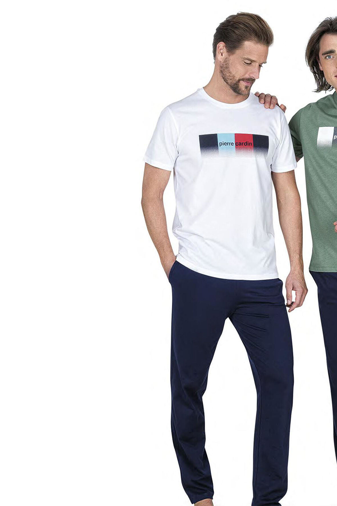 Pierre Cardin Cepli, Kısakol, Yazlık Erkek Pijama Takım, %100 Pamuk