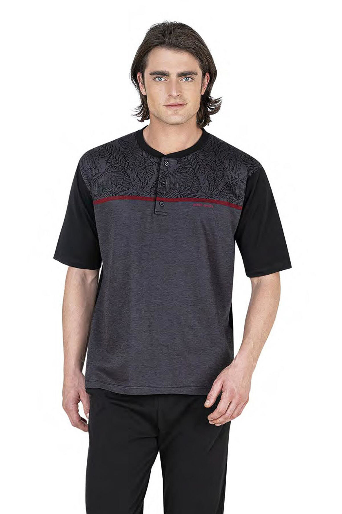 Pierre Cardin Çeyizlik 3'lü Erkek Pijama Takım, Jakarlı %100 Pamuk, Kutulu Gönderim