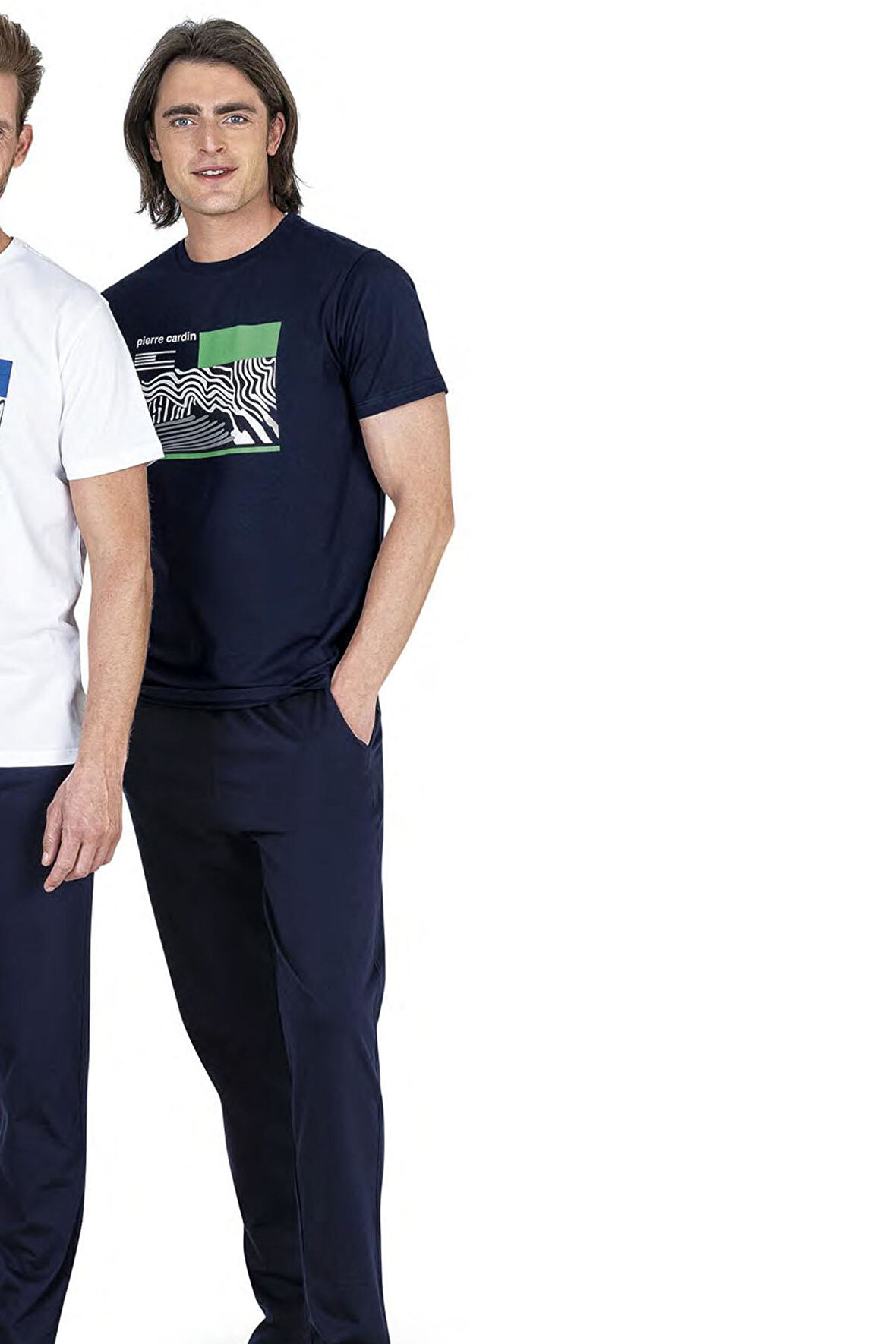 Pierre Cardin %100 Pamuklu Yazlık Erkek Pijama Takım, ceplidir