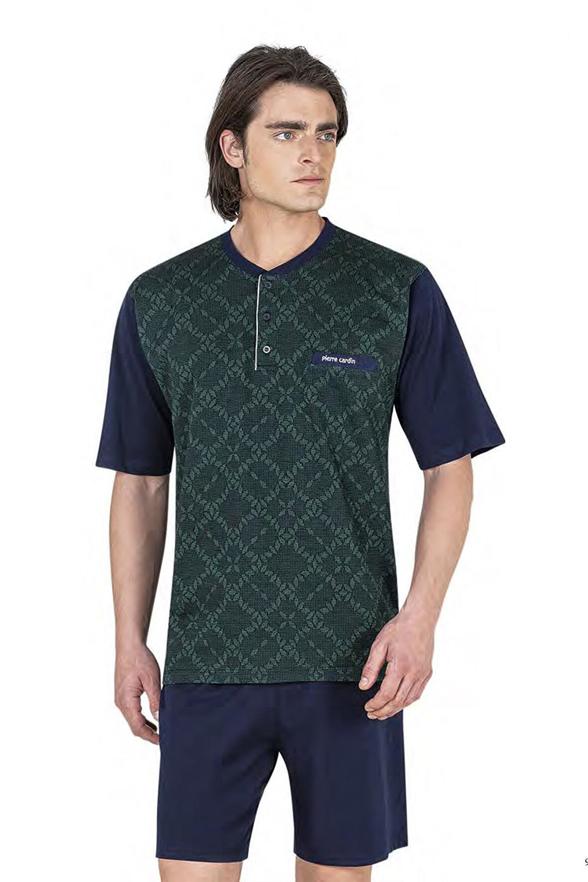 Pierre Cardin Erkek 3 Parça Jakarlı Pijama Takım, Çeyizlik Pijama, Kutulu Pijama, %100 Pamuklu