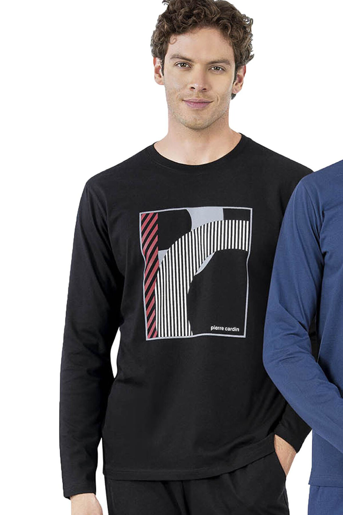 Pierre Cardin %100 Pamuklu Mevsimlik Baskılı Erkek Pijama Takım