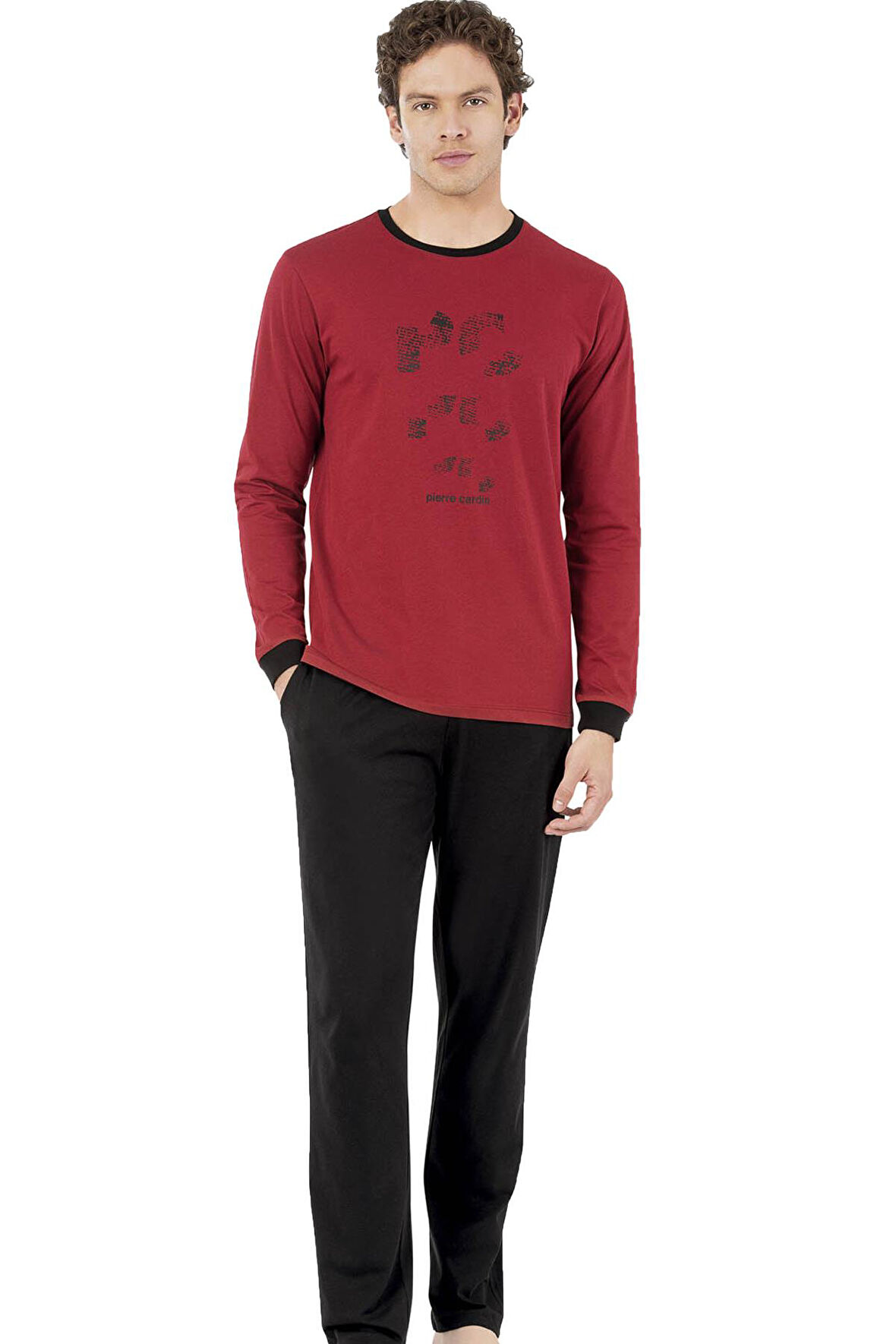 Pierre Cardin %100 Pamuklu Erkek Pijama Takım