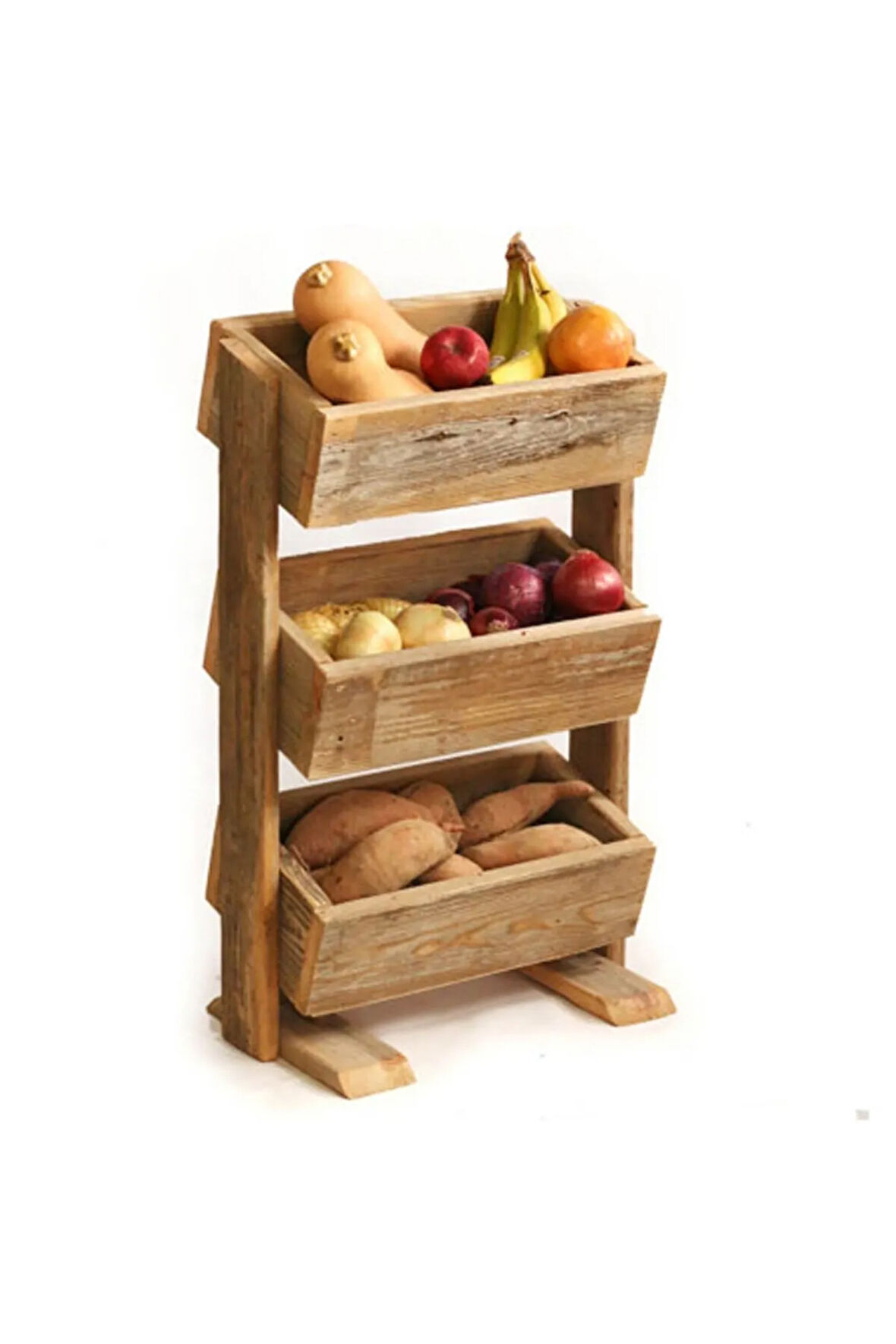 Ahşap Sebze Kutusu