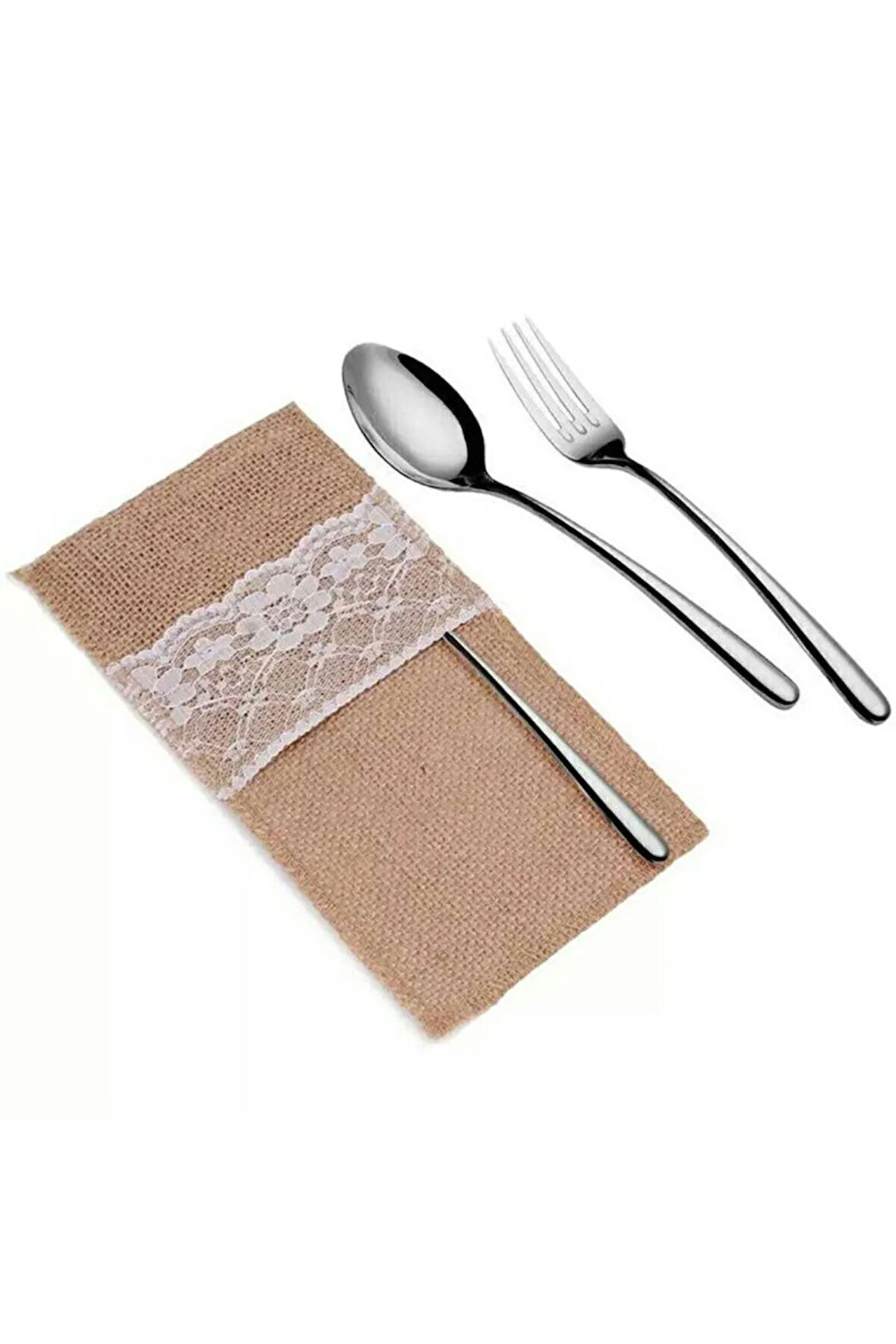 Dantel Çatal Bıçak Kılıfı
