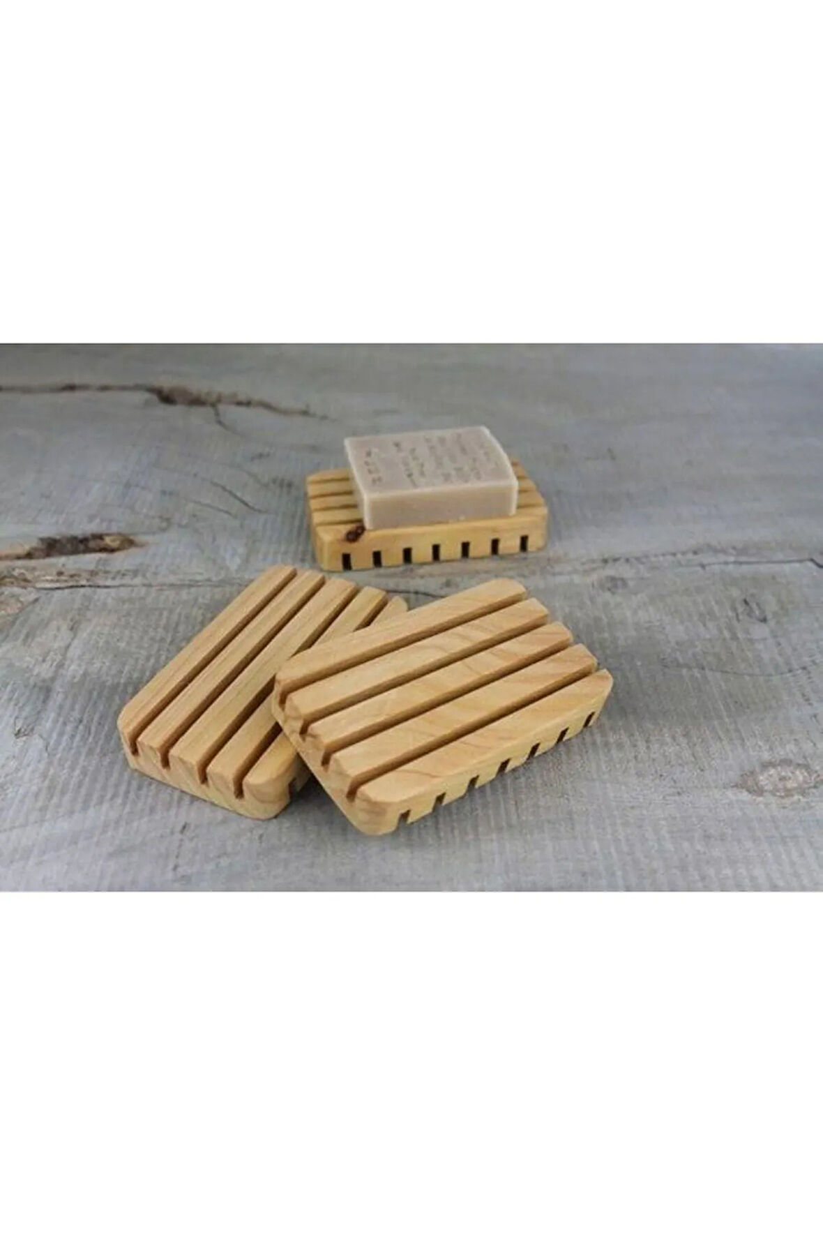 Ahşap Sabunluk Oval Kenar