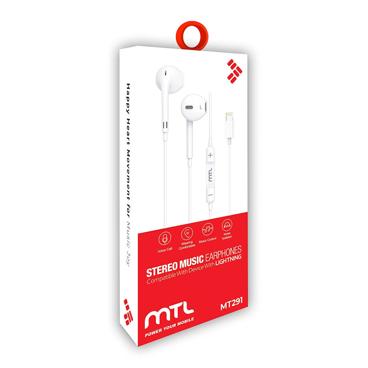 iPhone Lightning Stereo Kablolu Kulaklık MT291