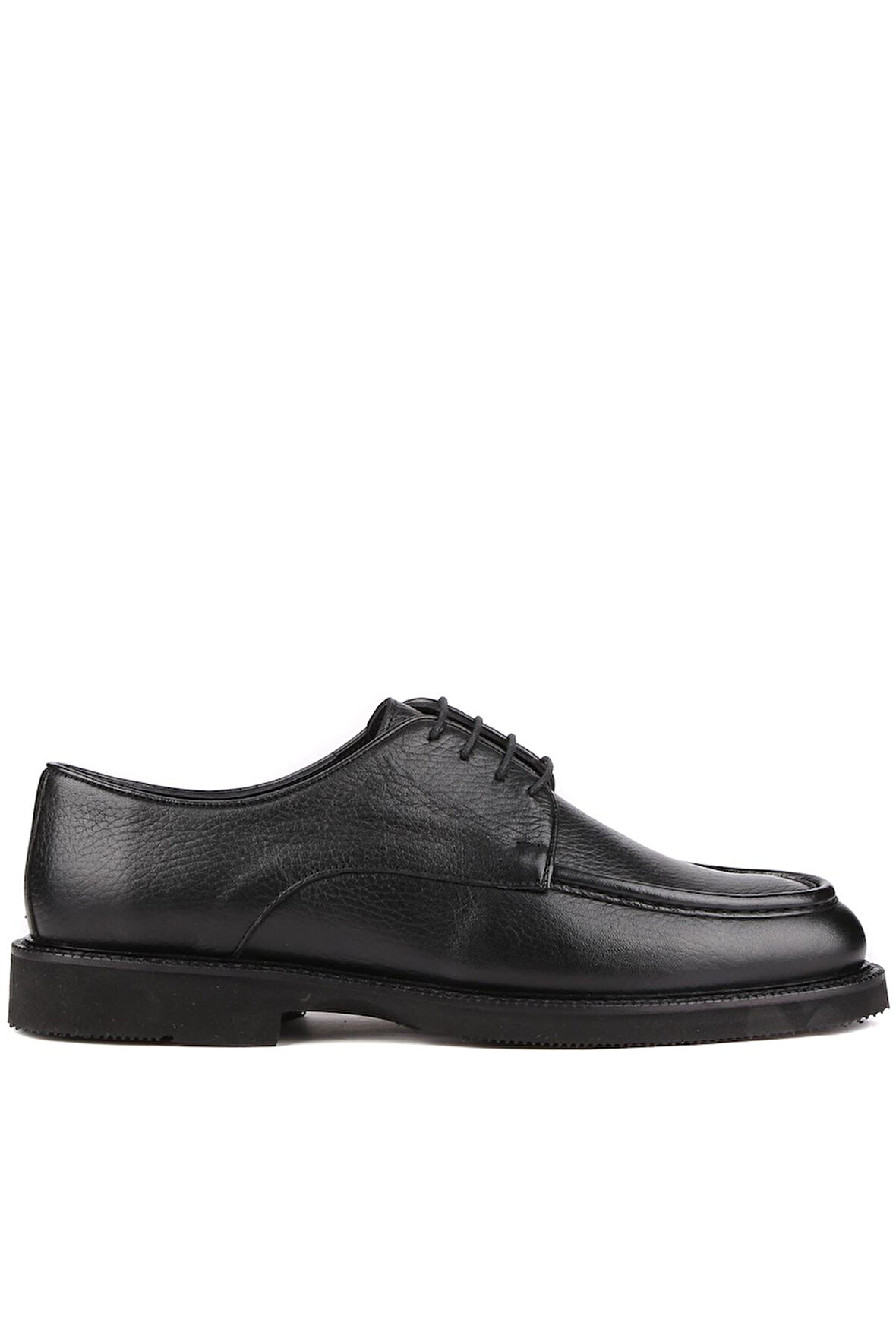 Shoetyle - Siyah Deri Bağcıklı Erkek Günlük Ayakkabı 250-1617