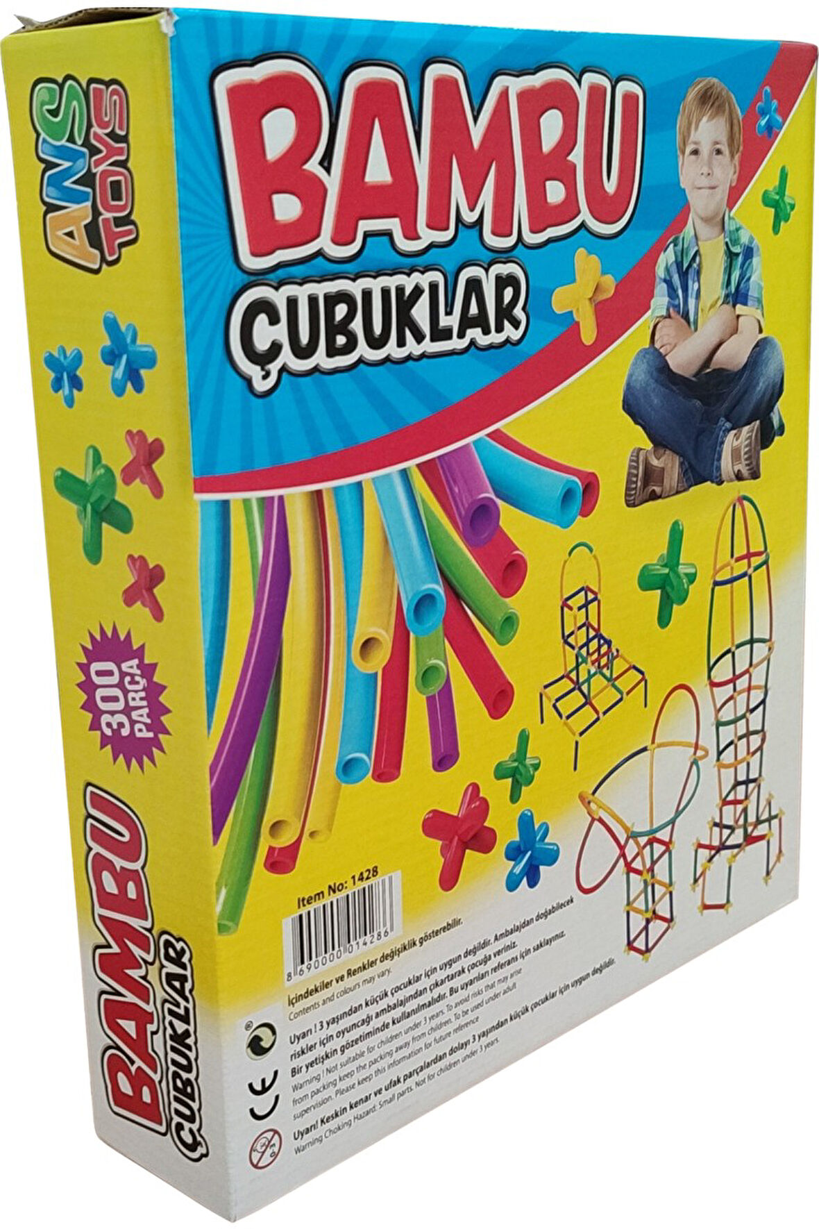 Ans Toys Süper Bambu Çubuklar 300 Parça Oyuncak Bambu Çubuk Eğitici Oyuncak