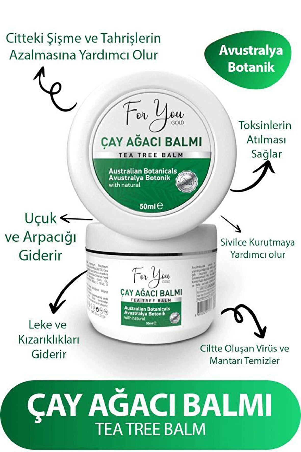 Çay ağacı balmı ( Tea tree balm) 50 ml