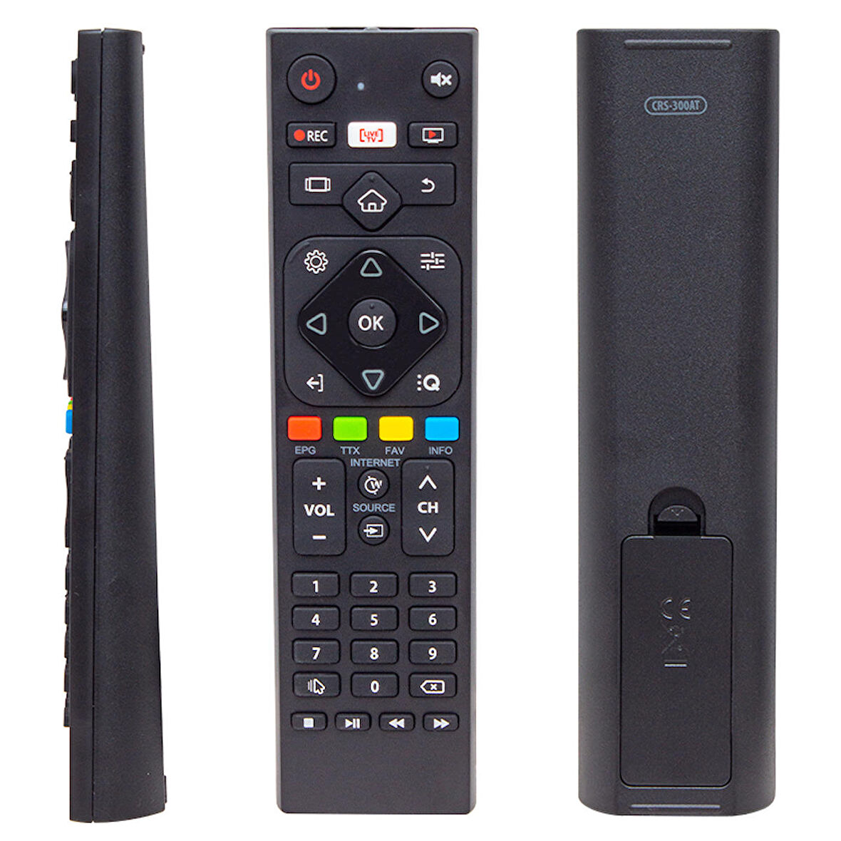 SUNNY CRS-300AT * HI-LEVEL RM-L265C ANDROID TV LIVE TV TUŞLU LCD-LED TV KUMANDA YAZISIZ