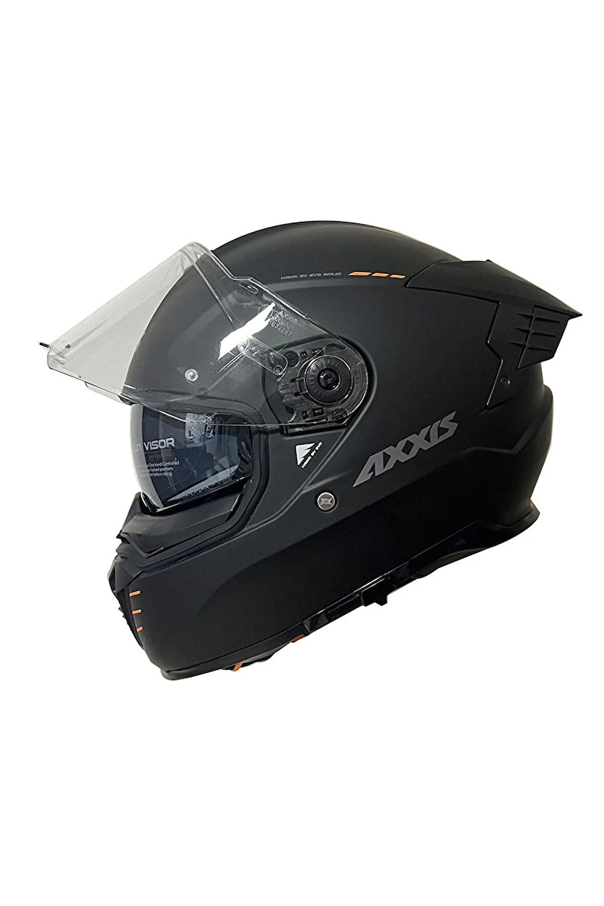 HAWK EVO SV SOLID A1 MAT BLACK S