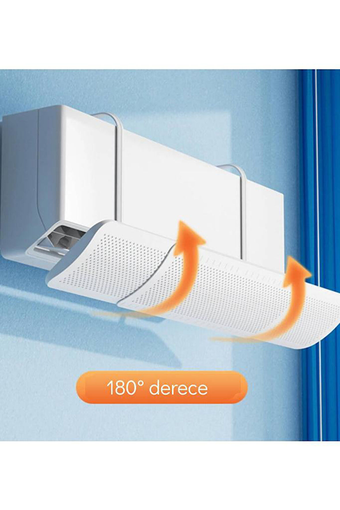 Alfalink Ayarlanabilir Universal Klima Hava Yönlendirici Klima Çarpması Önleyici 56-90cm