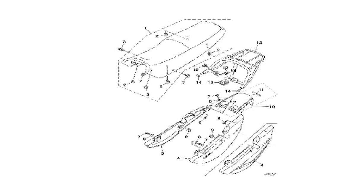 KM 39536 KUBA KR 139 ARKA YAN PANEL SİYAH SAĞ