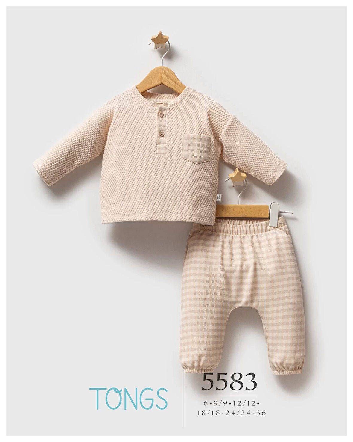 Tongs Baby College 2'li Takım 5583 Kahverengi