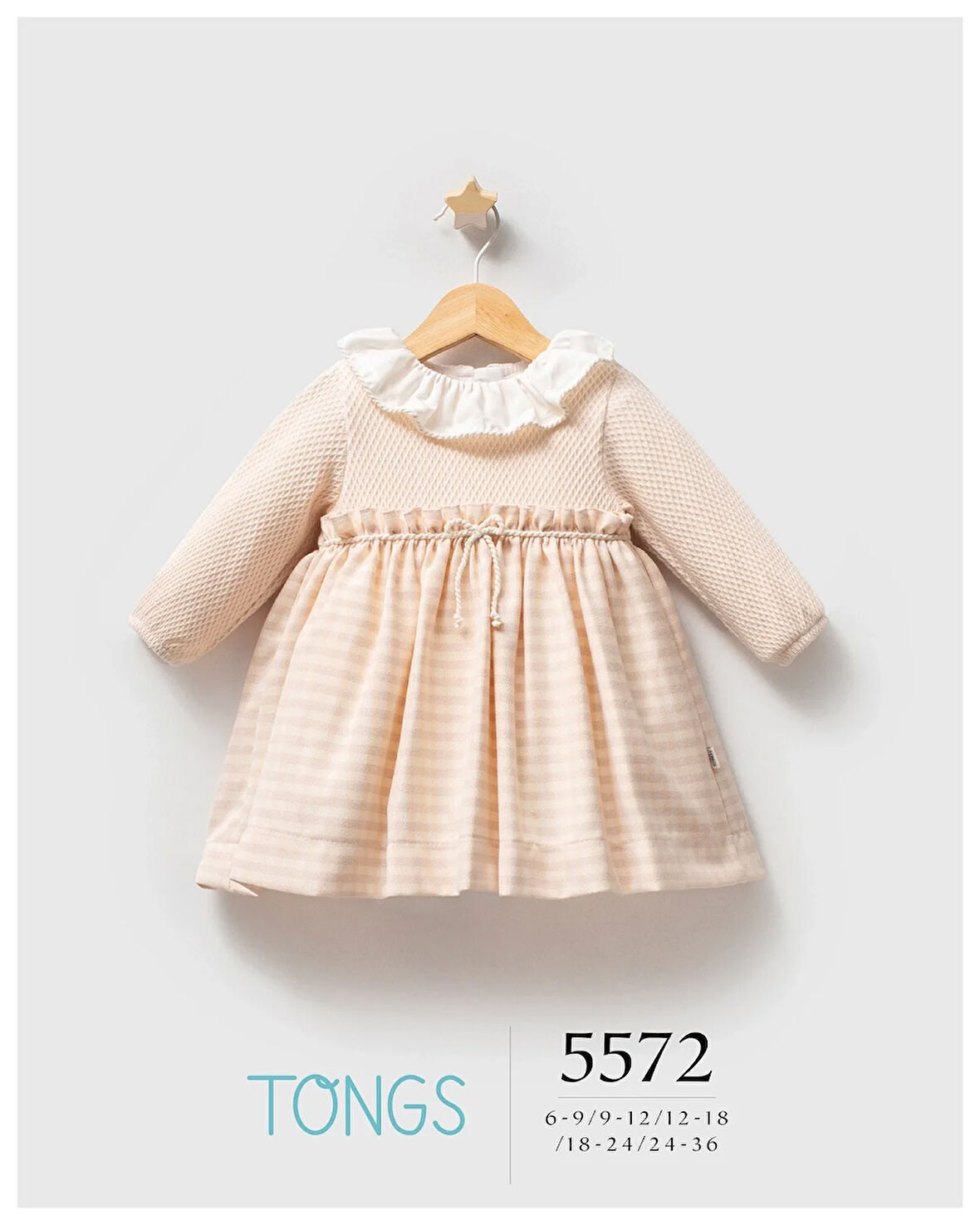 Tongs Baby College Elbise 5572 Pudra