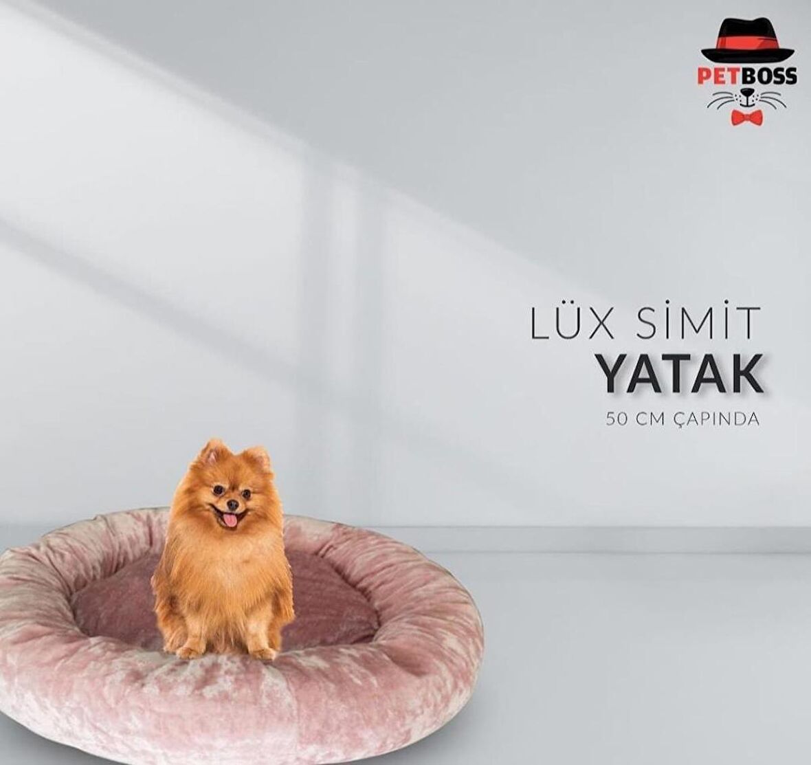 Petboss Simit Kedi Köpek Yatak 50cm