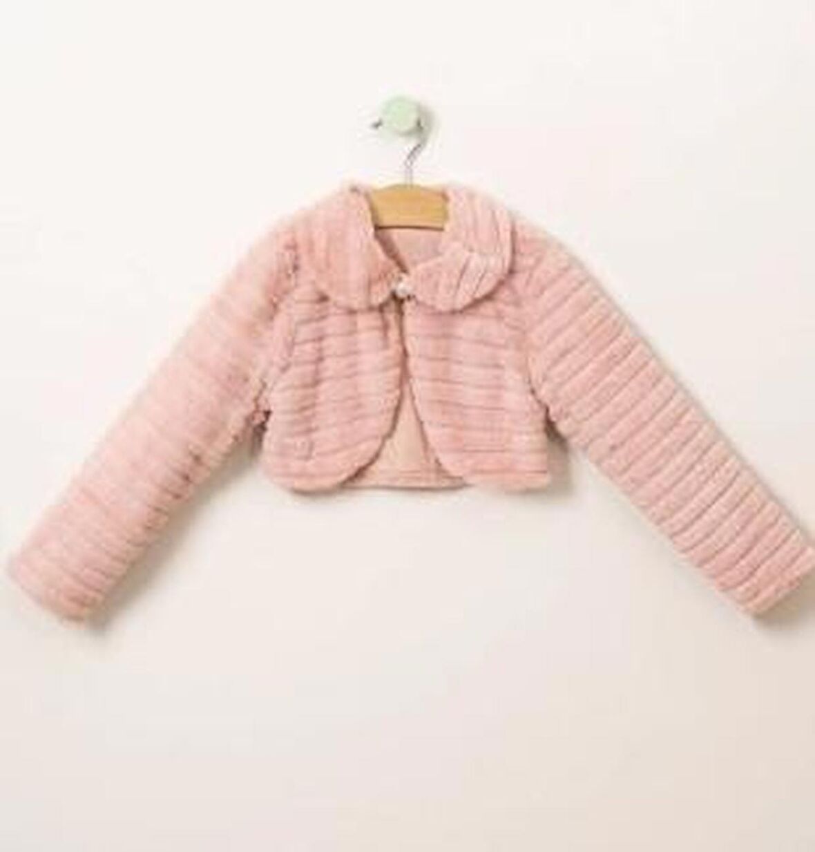 Peluş Bolero Kız Çocuk Pembe 700