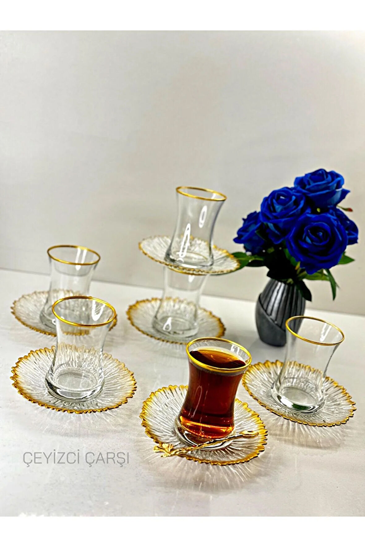 12 Parça Çay setİ Özel Farklı Model