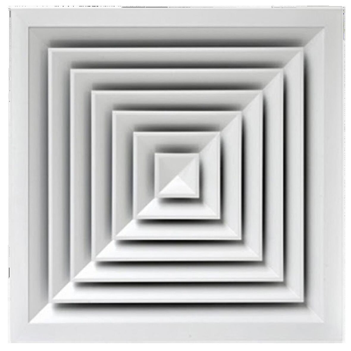 37,5X37,5 Kare Anemostad Menfez Damperli