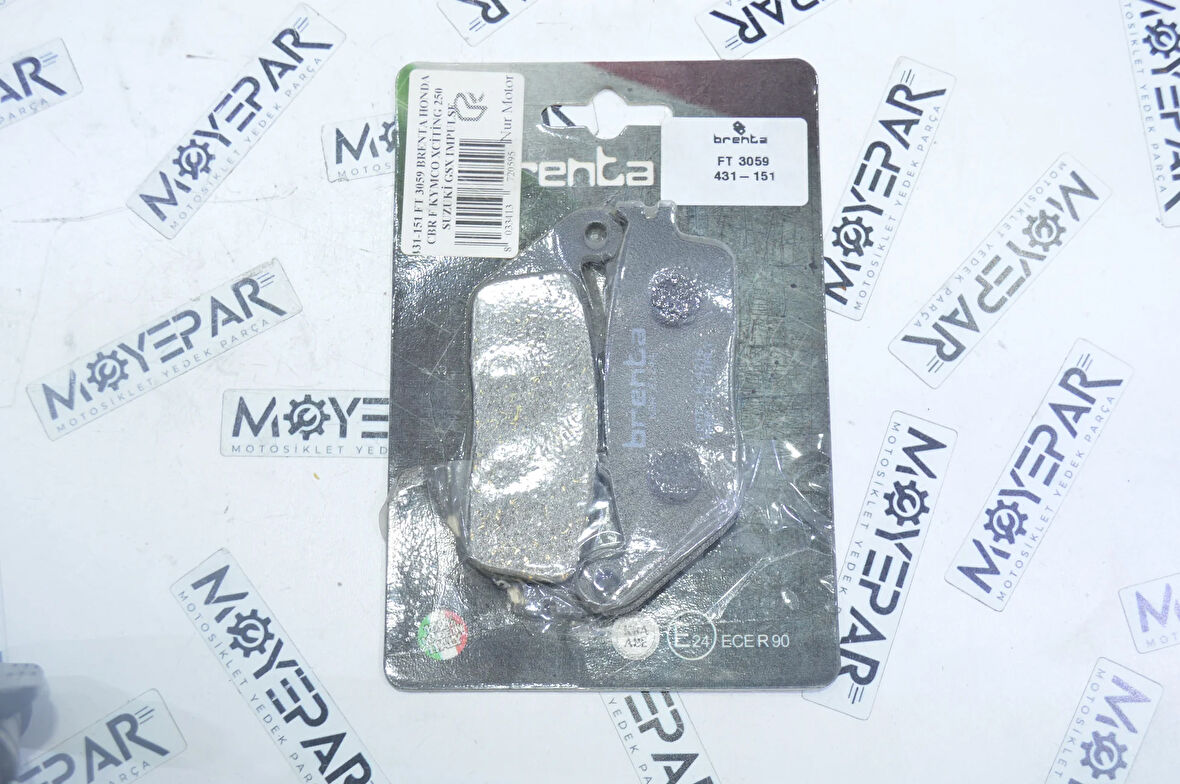 431-189 FT 3100 BRENTA DAELİM 250-SYM JOYMAX-JOYRİDE ORGANİK FREN BALATA