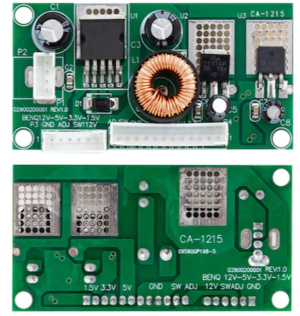 Powermaster 14940 Power Supply Modül= 12V - 5V - 3.3V - 1.5V=l Ca-1215 12V To 5V To 3.3V To 1.5V