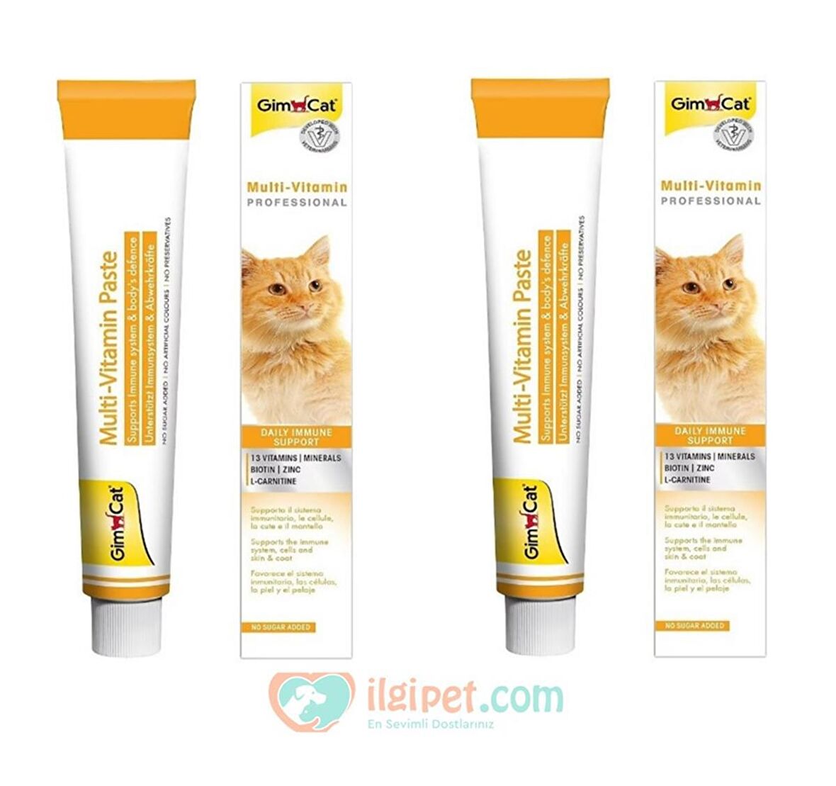 Gimcat Multivitamin 100 gr 2'li Paket Kedi Vitamini