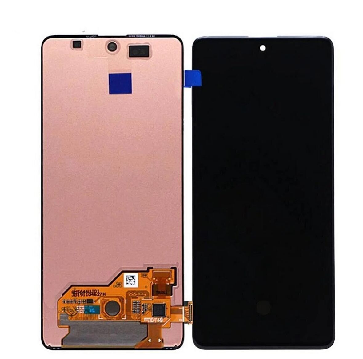 SAMSUNG A51 A515 UYUMLU LCD DOKUNMATİK EKRAN ÇITASIZ SİYAH (INCELL)