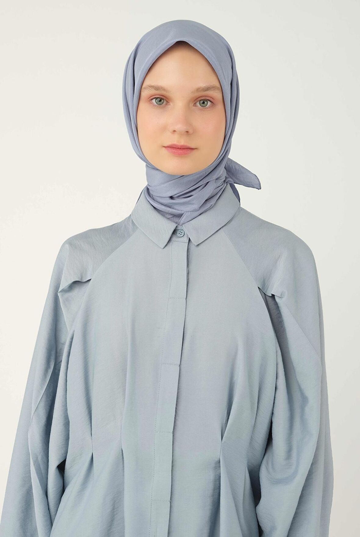 Soft Kraş Eşarp Gök Mavi