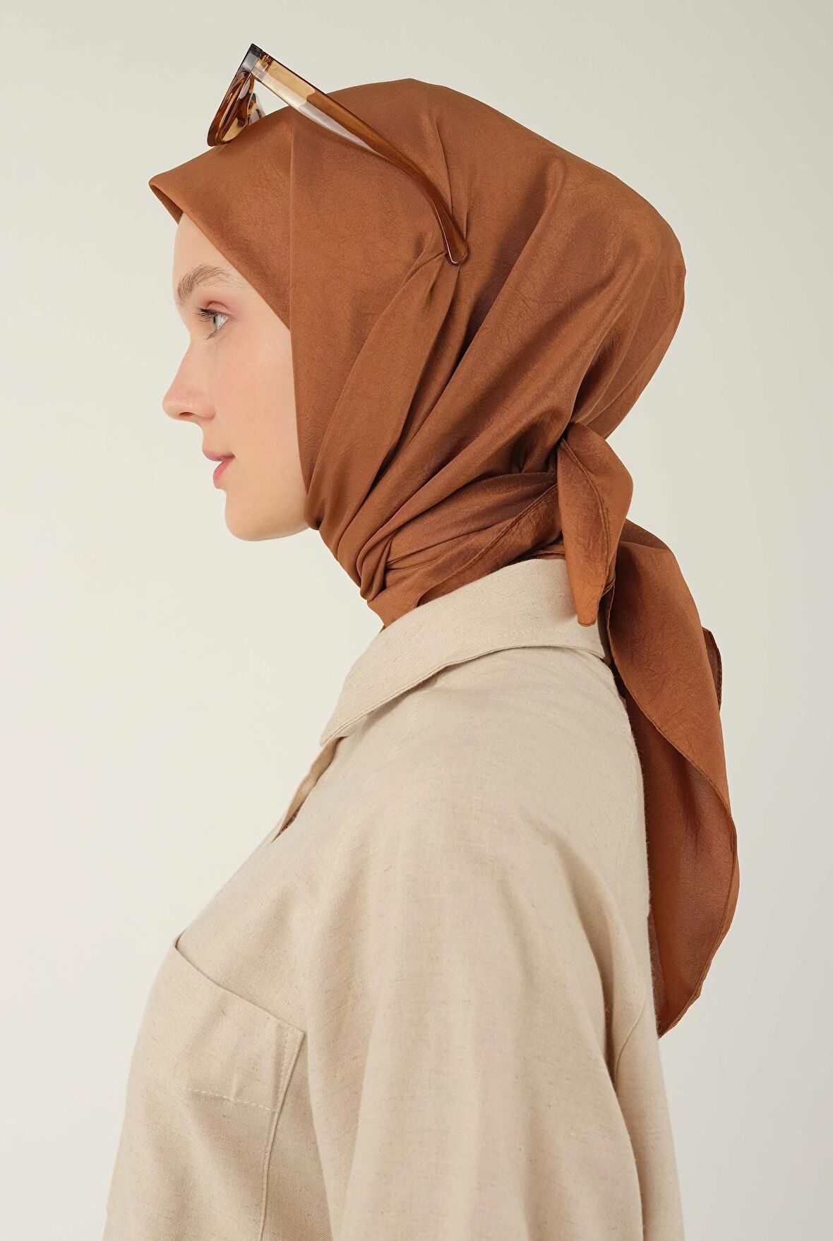 Soft Kraş Eşarp Karamel